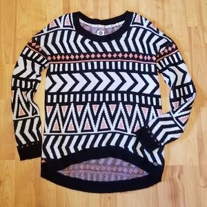 ROXY | aztec print sweater